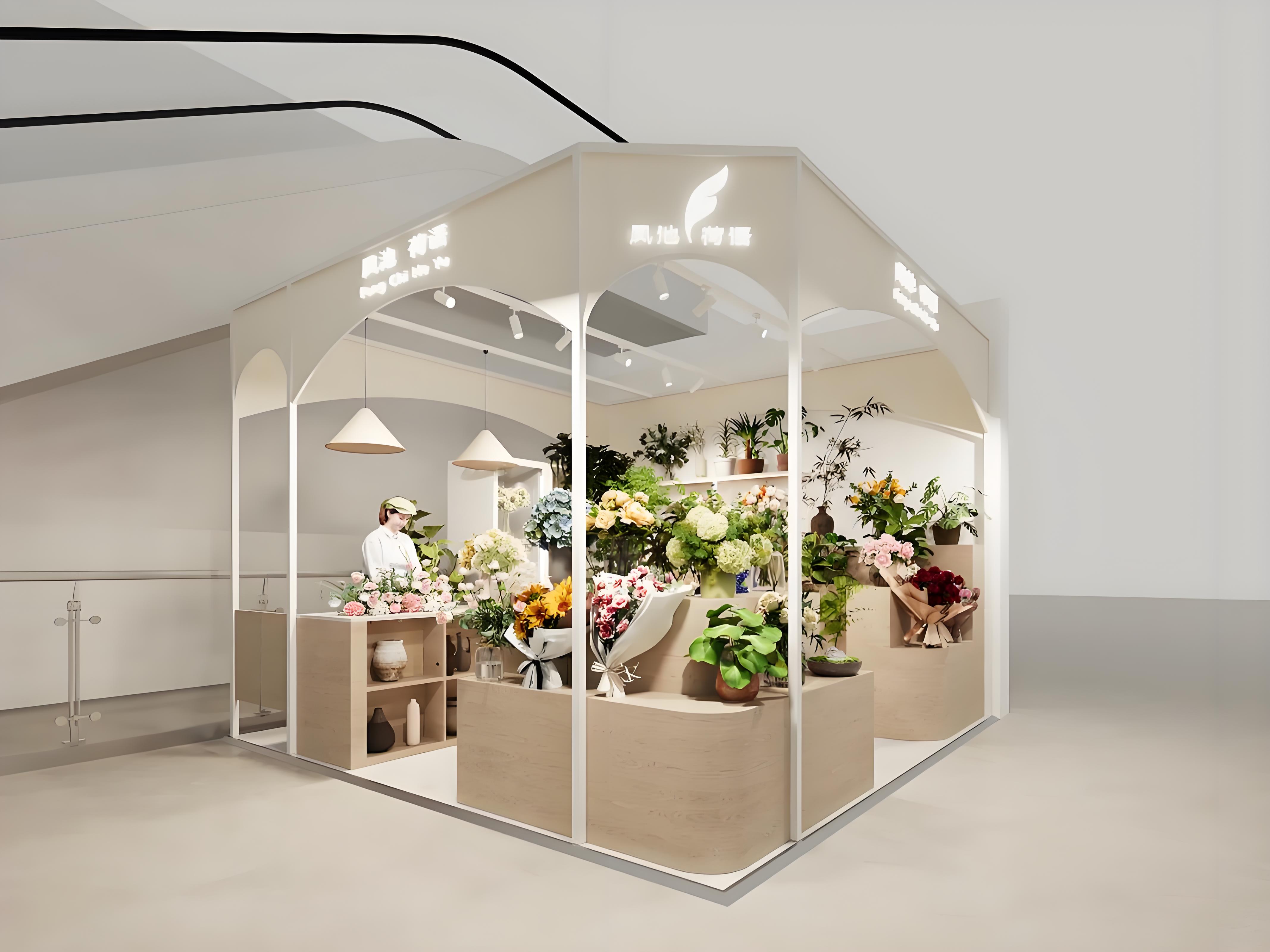 商场花店展示柜