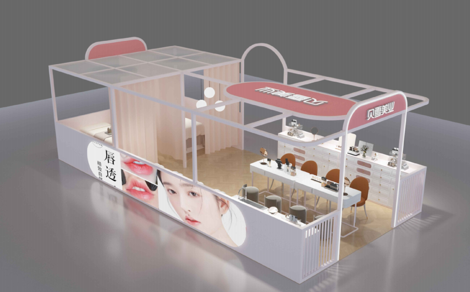 商场美甲店展示柜定制