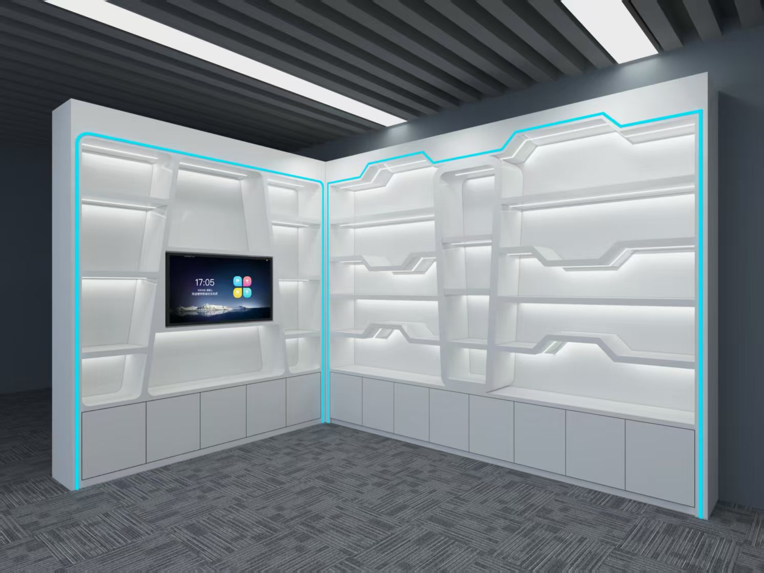 公司证书展示柜