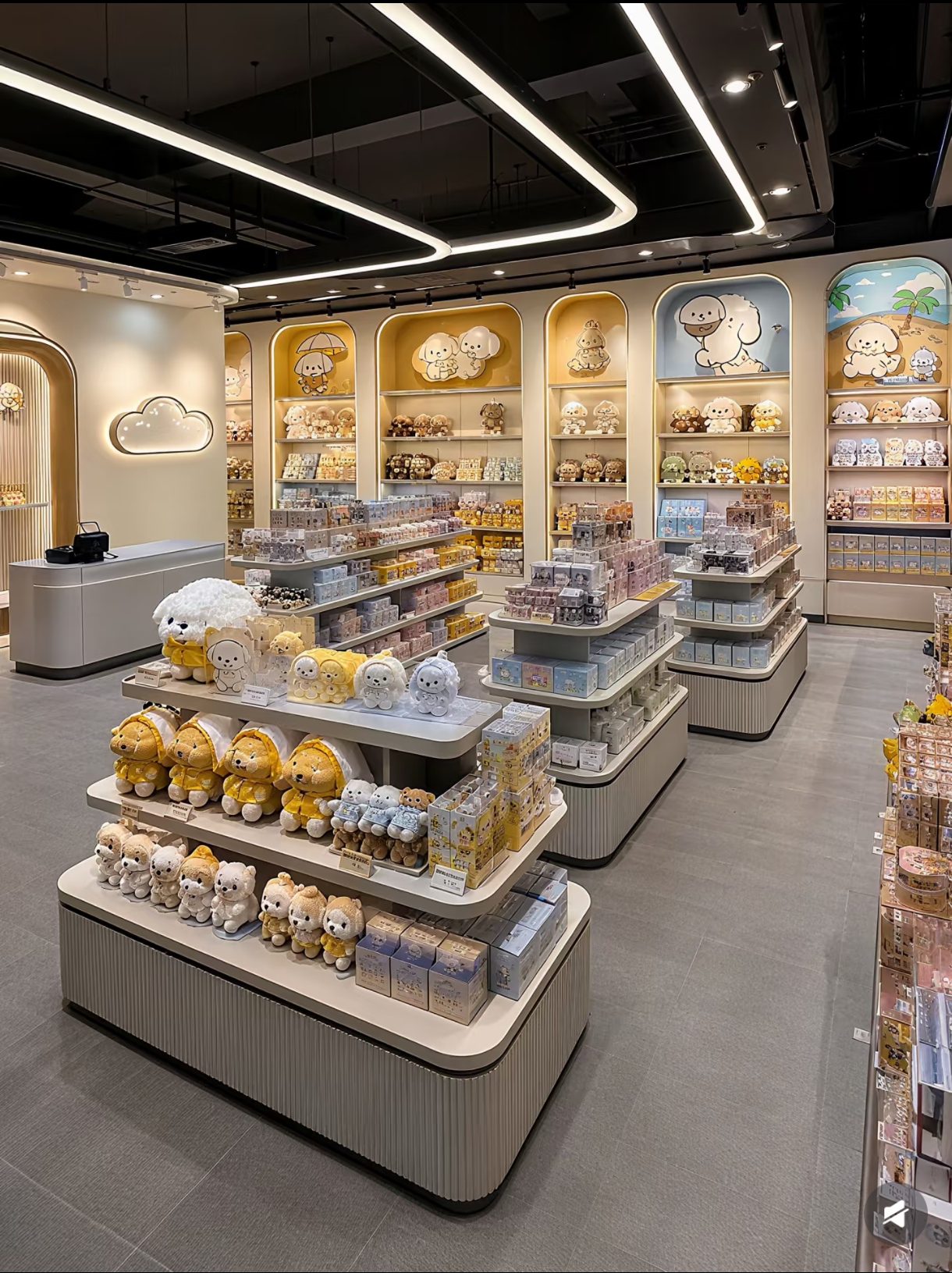 潮玩店展示柜定制